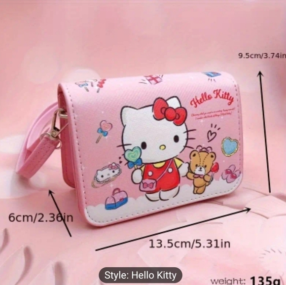 NWT Helly Mymelody PU Leather Coddbody Purse - Picture 3 of 3
